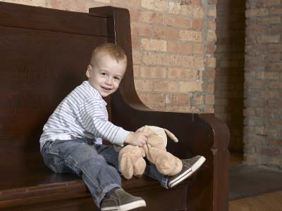 boy and bunny